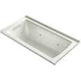 thumbnail image 1 of Kohler K-1947-L Archer 60" Drop-In Jetted Whirlpool Bath Tub - Dune, 1 of 3