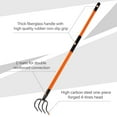 thumbnail image 2 of Cultivator for Gardening, 4 Tines Garden Cultivator with Fiberglass Handle, 58 Inches$$Garden & Patio, 2 of 7