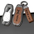 thumbnail image 3 of Funda de metal para llavero de coche, funda para llavero interior de cuero para Xpeng Xiaopeng P5 P7 G9 G3i, 3 of 4