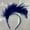 Dark Blue, variant on Feather Headband for Parties Festivals Stage Performances and Celebrations Stylish Hair Accessory for Women and Girls Mens Headbands for Sweat Men Head Band Knotted Soft Headbands Women Mens