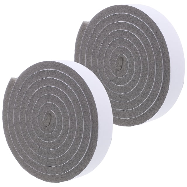 2 rollos de tira de sellado de puerta autoadhesiva, burlete de espuma, tira de sellado de puerta, tira de sellado de ventana