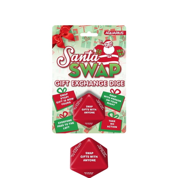 Aquarius Santa Swap 8 Sided Dice Game