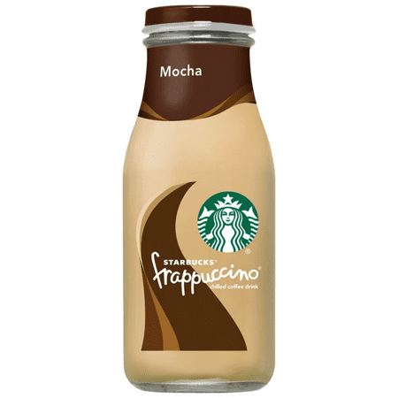 Starbucks Frappuccino Mocha Coffee Drink, 9.5 oz. Glass Bottle, Soft Drink, Cow Milk