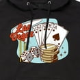 thumbnail image 3 of Instant Message - Las Vegas  - Men's Pullover Hooded Fleece Sweatshirt, 3 of 6