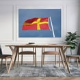 thumbnail image 5 of Flag Of The Skåne Region In Southern Sweden Canvas Art Poster And Wall Art Picture Print Modern Family Bedroom Decor Posters,Unframe-style,28×41inch (70×105cm), 5 of 8