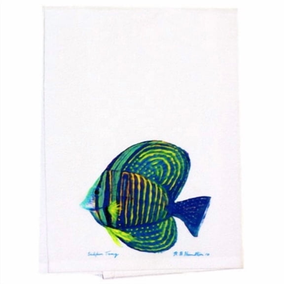 Betsy Drake Sailfin Tang Guest Towel