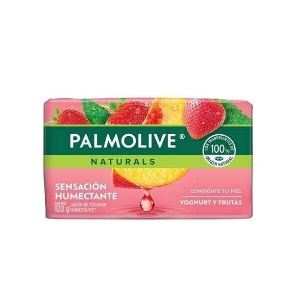 Jabon de Baño Palmolive Naturals Sensación Humectante Yoghurt y Frutas 120 g