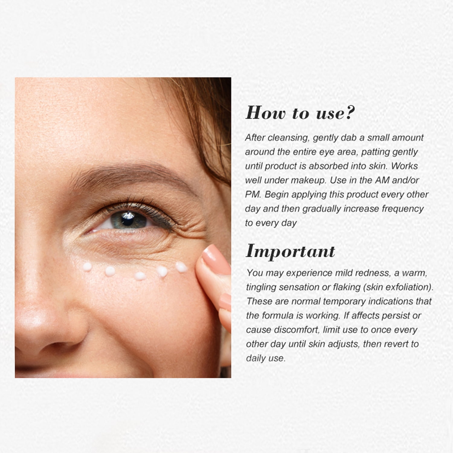 Complete Anti-Aging Skincare Set with Retinol Face Serum, Night Moisturizer, and Eye Cream