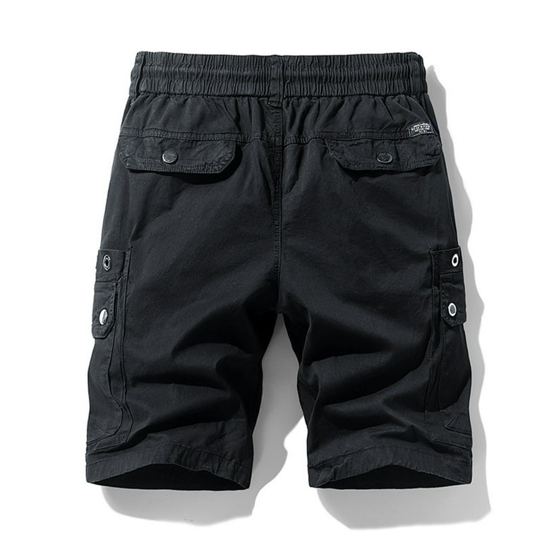 Men's Heavy-Duty Multi-Pocket Cargo Shorts, Outdoor Beach Work