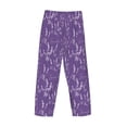 thumbnail image 6 of Balery Lavender Flowers print Men's Pajama Pants,Ultra Lightweight Pjs,Lounge Pant-Small, 6 of 9