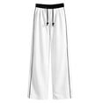 thumbnail image 4 of BOOMNY Girls Baggy Sweatpants Wide Leg Pants for Girl Trendy Patchwork Color Elastic Waist Athletic Jogger Pant With Pocket, 4 of 5