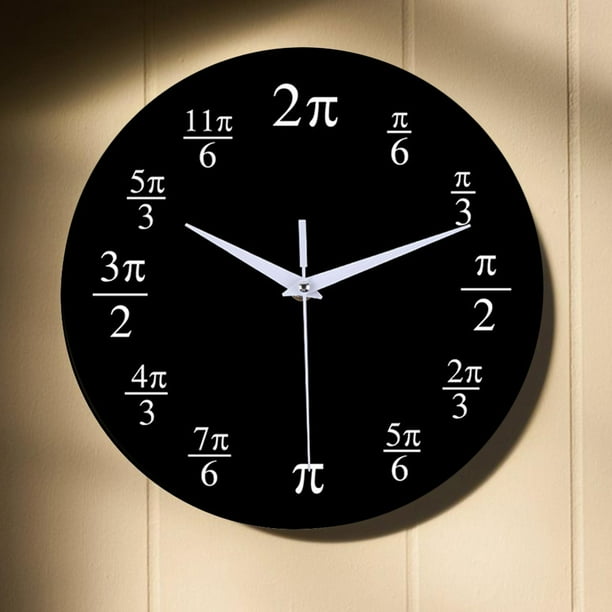 Reloj con ecuaciones matematicas hotsell