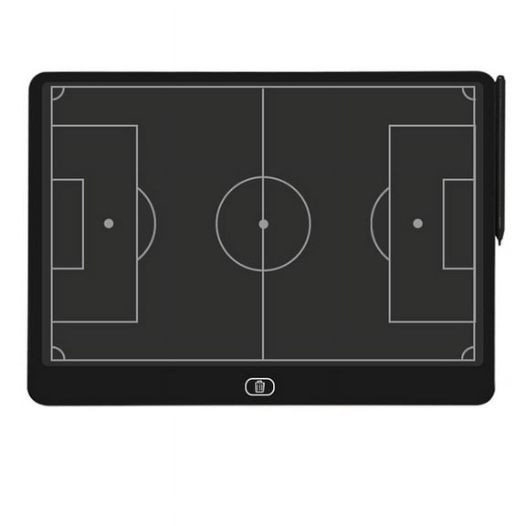 Electronic Soccer Coaching Board,16In LCD Screen Strategy Marker Board with Lock Function for Soccer,Horizontal Soccer