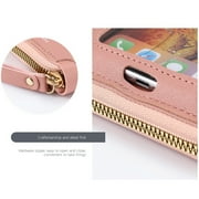 JeashCHAT Small Crossbody Cell Phone Purse for Women, Phone Bag with Clear Touch Screen Window, Mini Shoulder Bag Wallet Handbag with Credit Card Slots