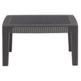 thumbnail image 6 of Afuera Living Wicker Plank Top Patio Coffee Table in Dark Gray, 6 of 8