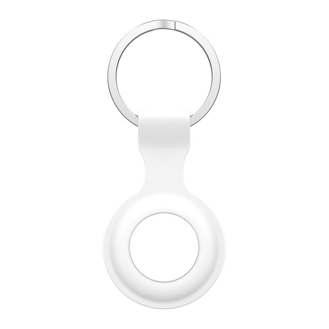 Funda de silicona para llavero para Apple Airtags Locator Tracker (blanco) Ehuebsd Para estrenar