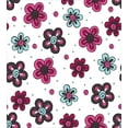 thumbnail image 3 of Ambesonne Floral Duvet Cover Sets, Florets Buds Girls, 2-Queen, Magenta Grey Pale Blue, 3 of 7