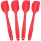 thumbnail image 1 of Silicone Spatula 4-piece Set, Heat-Resistant Non-stick Rubber Spatulas with Stainless Steel Core, Red, 1 of 5