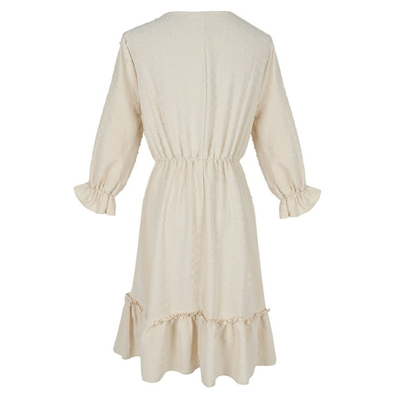 Women's Crochet Lace Neck Dress