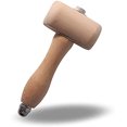 thumbnail image 2 of Herramienta de martillo de mazo de madera de haya, martillo de talla de madera tallado artesanal de cuero TUNC Sencillez, 2 of 5