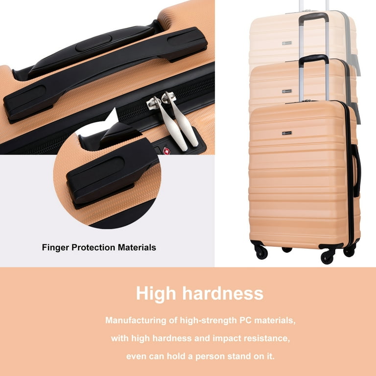 Tripcomp Hardside Luggage Set 3-Piece Set(21/25/29) Lightweight