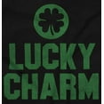 thumbnail image 2 of Saint Patricks Lucky Charm Shamrock Sweatshirt for Men or Women Brisco Brands X, 2 of 6