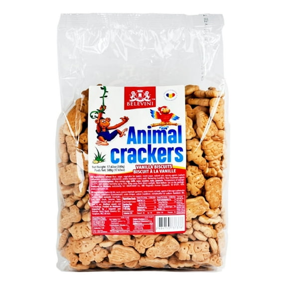 Belevini Animal Cookies Vanilla Biscuits – 17.63oz
