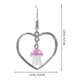 thumbnail image 3 of 1 Pair Of Lovely Women Earrings Heart Mushroom Shape Drop Earrings Jewelry-yvan----Purple--Product code 84543 Purple, 3 of 3