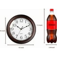 thumbnail image 4 of 16 Inch Wall Clocks Battery Operated Silent Non-Ticking Wall Clock Vintage Retro Rustic Style Decorative for Living Room Kitchen (Bronze), 4 of 9