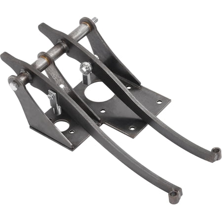KOJEM Brake Clutch Pedal Assembly Universal Fit for Hot Rods & Classics with Power Brake Steel Bare-Metal