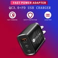 thumbnail image 4 of MesaSe Cell Phone USB Adapter 5V2.4A Power Adapter Double TYPE-C And 1USB Charging Plug Suitable For Mobile Phones Tablets Mice Headphones And Other Electronic Devices US, 4 of 5