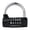 black, variant on Door Handle Password Lock 5 Letter Combination Lock Padlock Wardrobe Combination Lock Security Lock Gym Locker