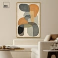 thumbnail image 3 of Ricole Modern Abstract Geometric Canvas Wall Art by Art Remedy, Gold Floater Frame, 45"x30", 3 of 7