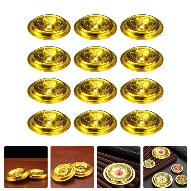 12 piezas lámpara de aceite Mechas flotantes Perfecl accesorios para hacer velas Porta Mechas Flotante