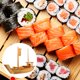 thumbnail image 4 of Plato de sushi de bambú, plato en forma de barco, bandeja práctica para aperitivos, plato para servir comida, 4 of 7