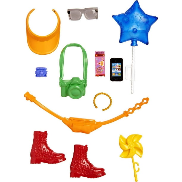 Barbie Accessory Pack, 11 Amusement ParkThemed Storytelling Pieces