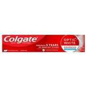 Colgate Optic White Advanced Sparkling White Toothpaste with 2% Hydrogen Peroxide, Travel Size, Mint, 1.45 OZ