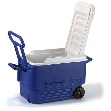 Igloo 38-quart Blue Ice Chest with Wheels
