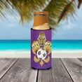 thumbnail image 3 of Tiger Fleur de lis Soccer Ultra Hugger for slim cans, 3 of 6