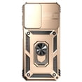 thumbnail image 4 of Galaxy S24 Kickstand Armor Case with Slide Camera Lens Protection Cover Built-in 360° Rotate Ring Holder Stand Magnetic Military Shockproof Phone Cover Case for Samsung Galaxy S24,
Gold, 4 of 9