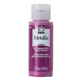 thumbnail image 3 of (3 pack) FolkArt Metallic Acrylic Craft Paint, Metallic Finish, Sparkling Fuchsia, 2 fl oz, 3 of 10