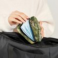 thumbnail image 5 of Map Section Velvet Period Bag Storage Organizer for Tampons and Pads, Small Bag with Sponge and Oxford Cloth, 4.7x6.6x6.6 in, Period Pouch, 5 of 6