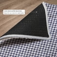 thumbnail image 6 of Addison Rugs Dream Shag Premium Machine Washable Transitional Houndstooth Navy Rectangle Rug, 8' x 10', 6 of 8