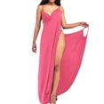 Plus Size Women's Spaghetti Strap Beach Dresses Cover Up Bikini Cover