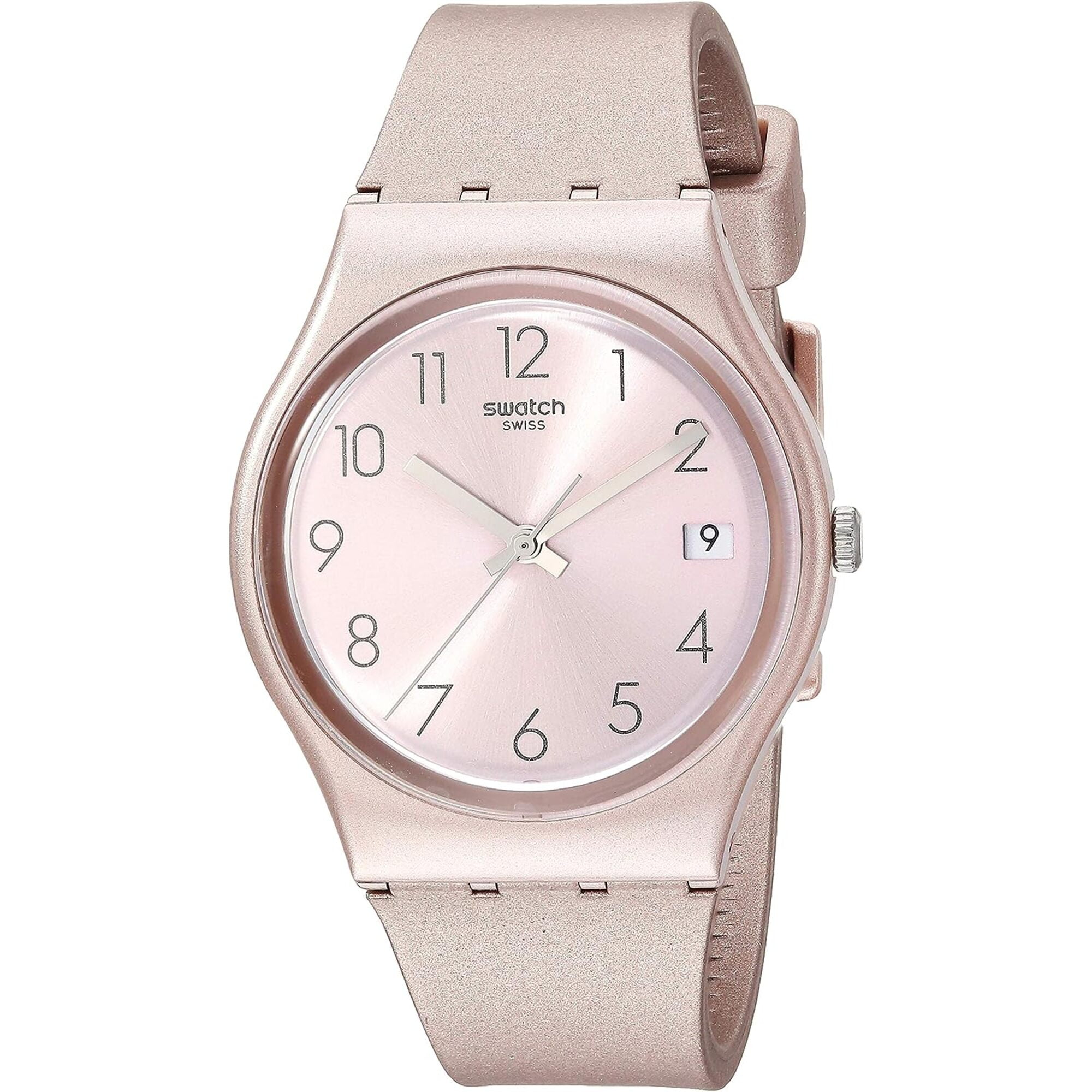Swatch GP403 Women s Core Refresh Pinkbaya Pink Dial Strap Watch Walmart