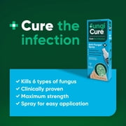 (4 pack) Fungicure Intensive Spray Anti-Fungal Treatment, 2 fl oz, 1 Pack