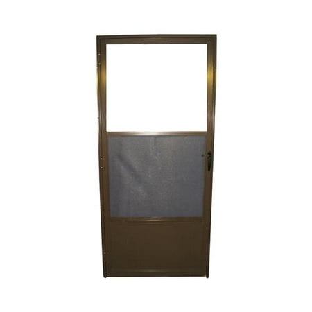 Croft Metals 163 32rev Br Storm Door Self Storing Screen Bronze