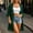Green, variant on Women Jackets 7 Inch Flared Sleeve Buttonless Open Front Summer Cover Up Outerwear
