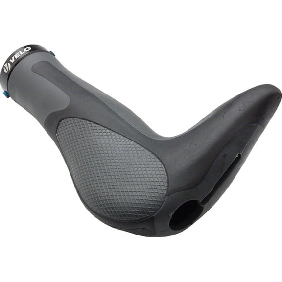 Velo Attune Grips - Black/Gray, Lock-On