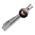 thumbnail image 1 of Scary Clown Face Round Tie Bar Clip Clasp Tack Silver Color Plated, 1 of 5